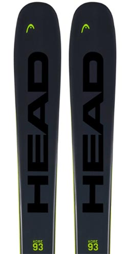 Head Kore 93 intermediate skis